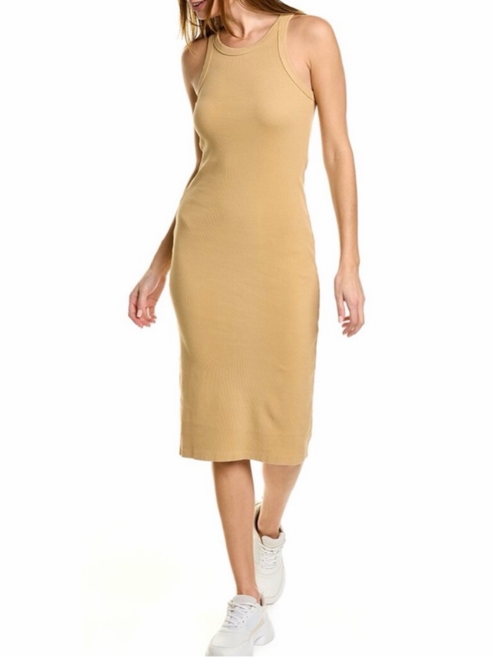 Mother Ribbed Knit Midi Dress Size: M